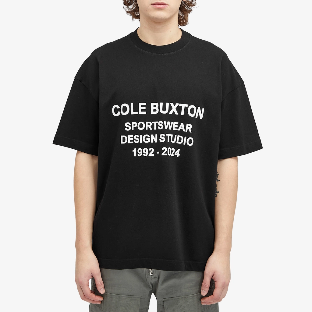 Cole Buxton Men's Design Studios T-Shirt Black